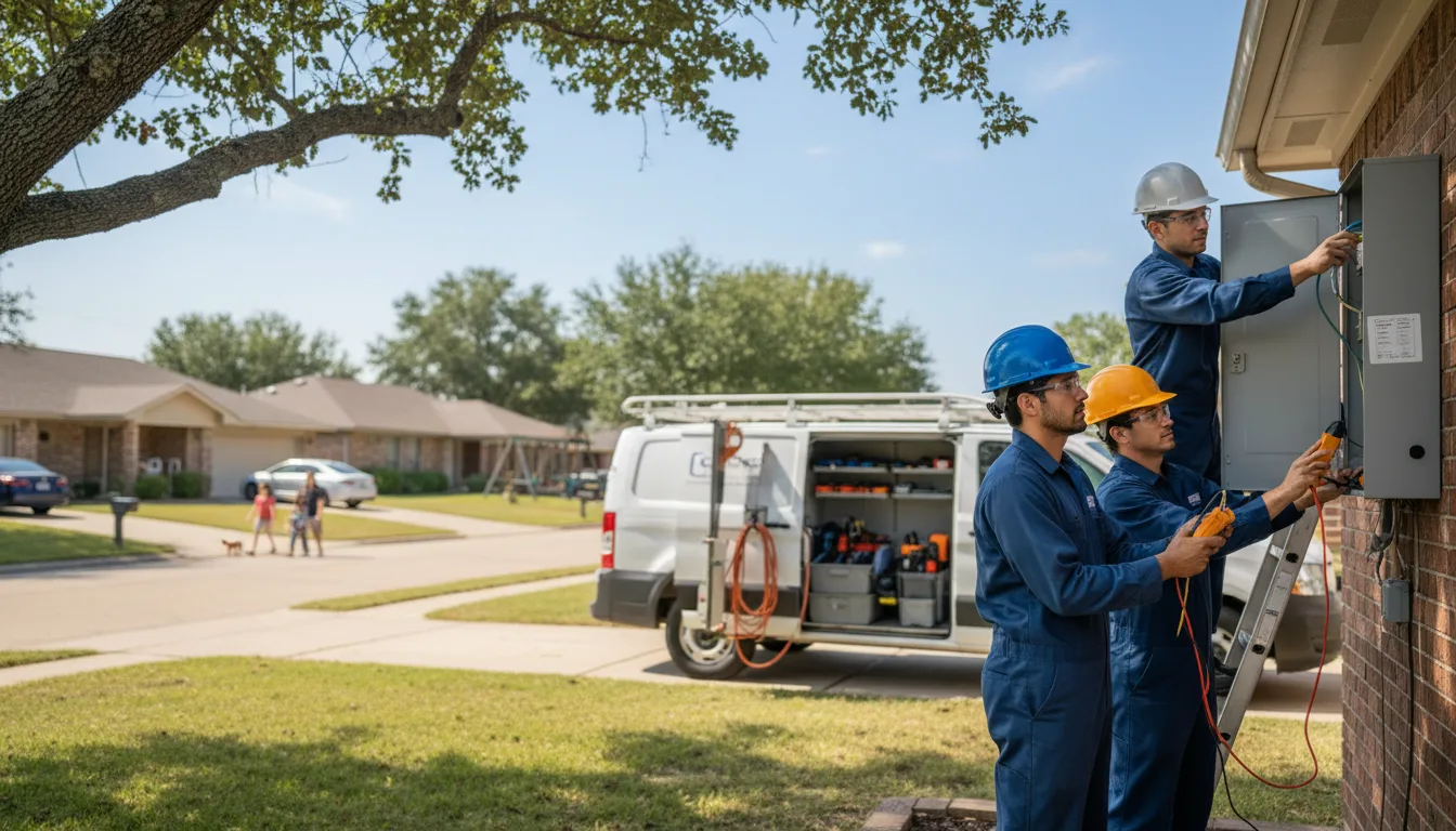 Certified electrician providing emergency electrical services in Saint Croix Falls, WI